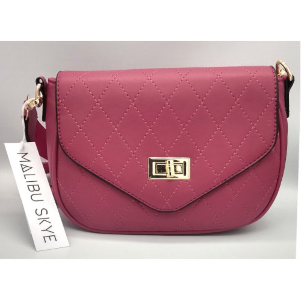 Malibu Skye Pink Satchel Crossbody